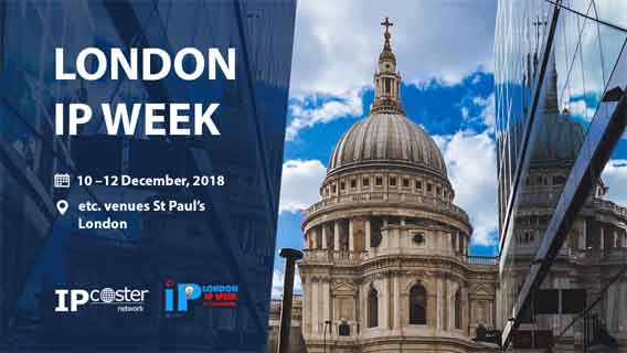 We are pleased to announce that IP-Coster will be sponsors for the upcoming London IP week held between 10th-13th of December